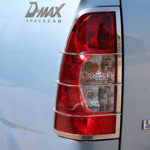 Isuzu Rodeo DMax chrome rear light guards 2007 on Preview